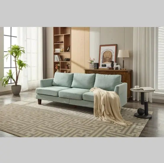 Fabric 3 Seater Couch With 2 USB, Comfortable Sectional Couches And CJDropshipping