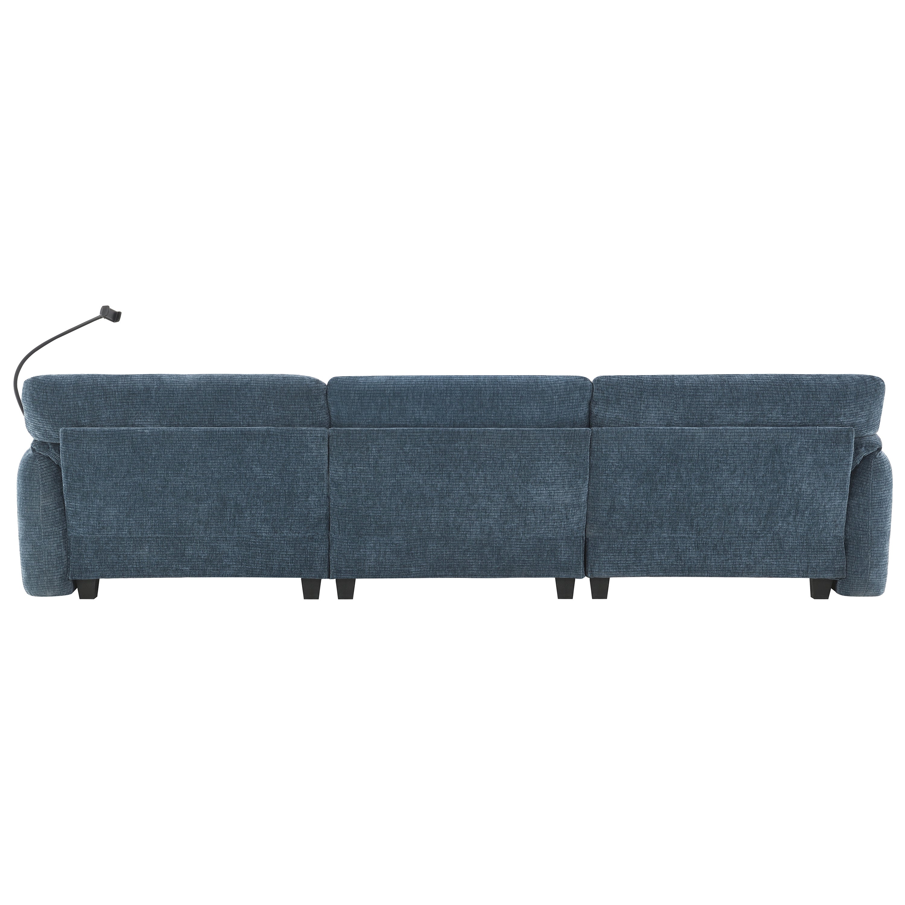 108' Modular Sectional Sofa, L-Shape with 31.5' Extra-Wide Seat
